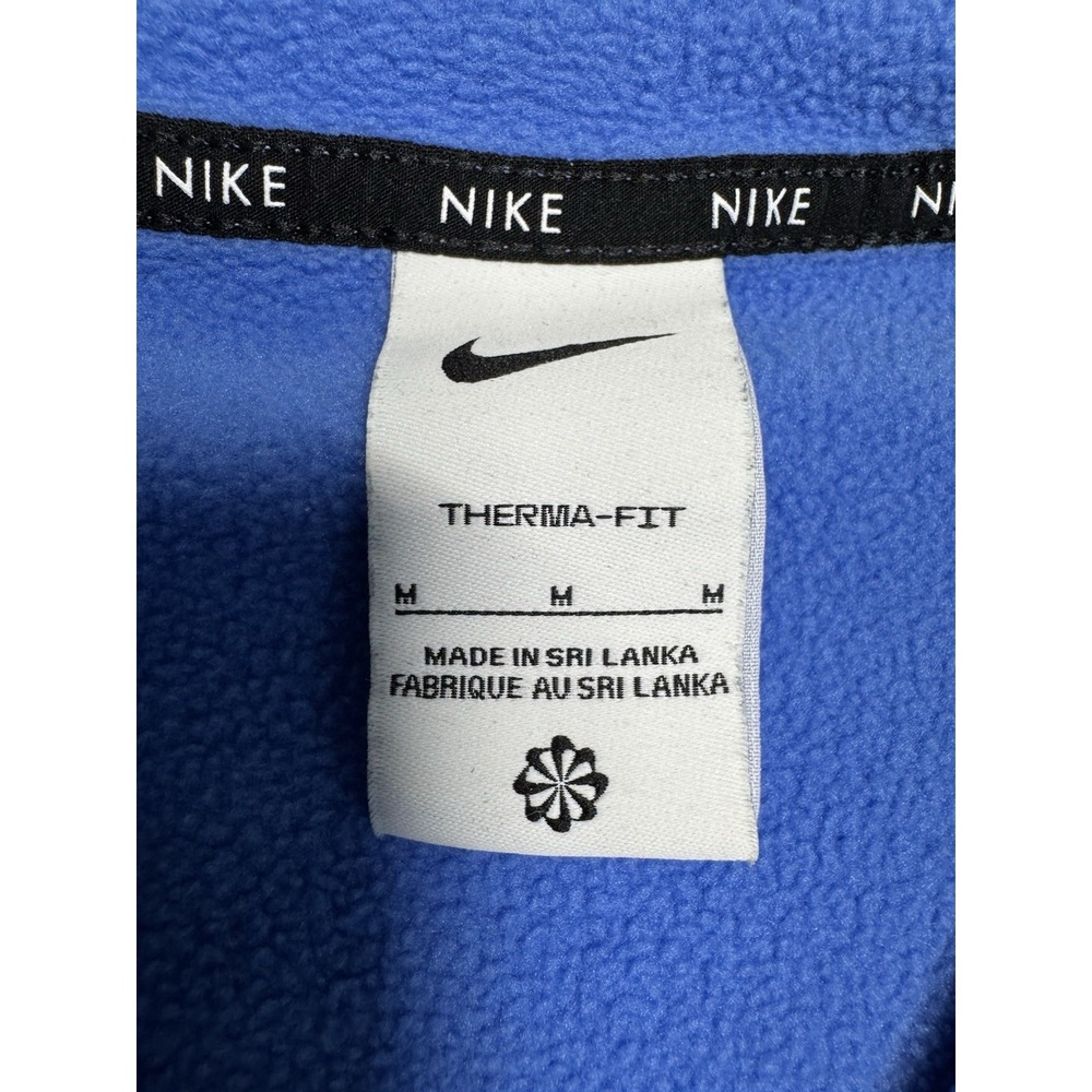 Nike Therma-FIT One Full-Zip Blue Hoodie Women's Size Medium Comfort Gym - Picture 2 of 6